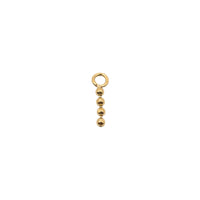 Yellow Gold Charms Gold Ball Chain Charm The Curated Lobeball chaincharmgold vermeil