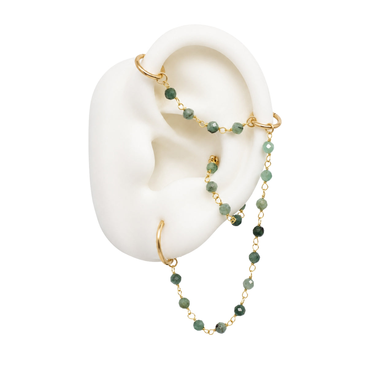 Faceted Gemstone Chain Connector