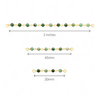 Faceted Gemstone Chain Connector
