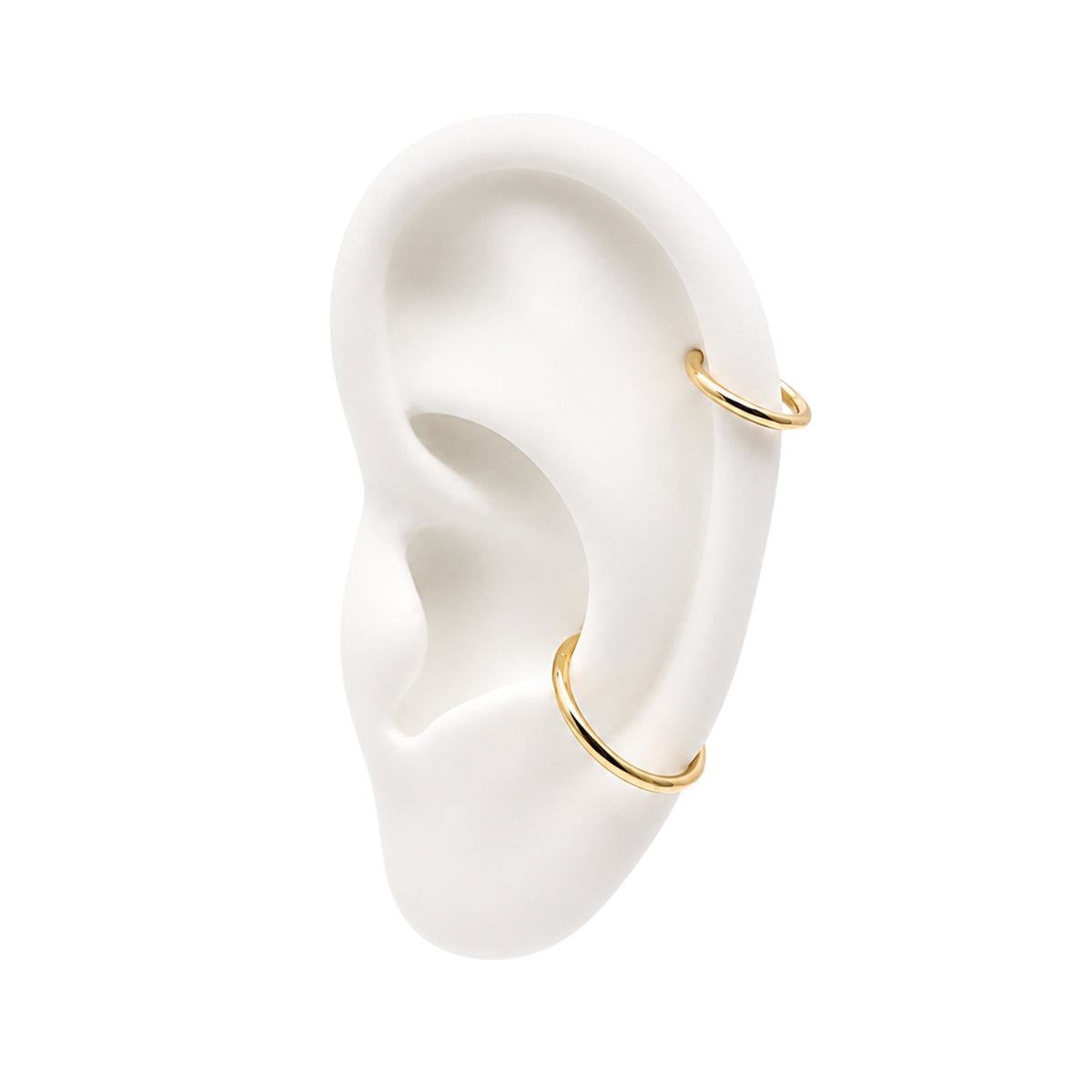 16 Gauge Plain 14k Clicker Hoop