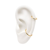 16 Gauge Plain 14k Clicker Hoop