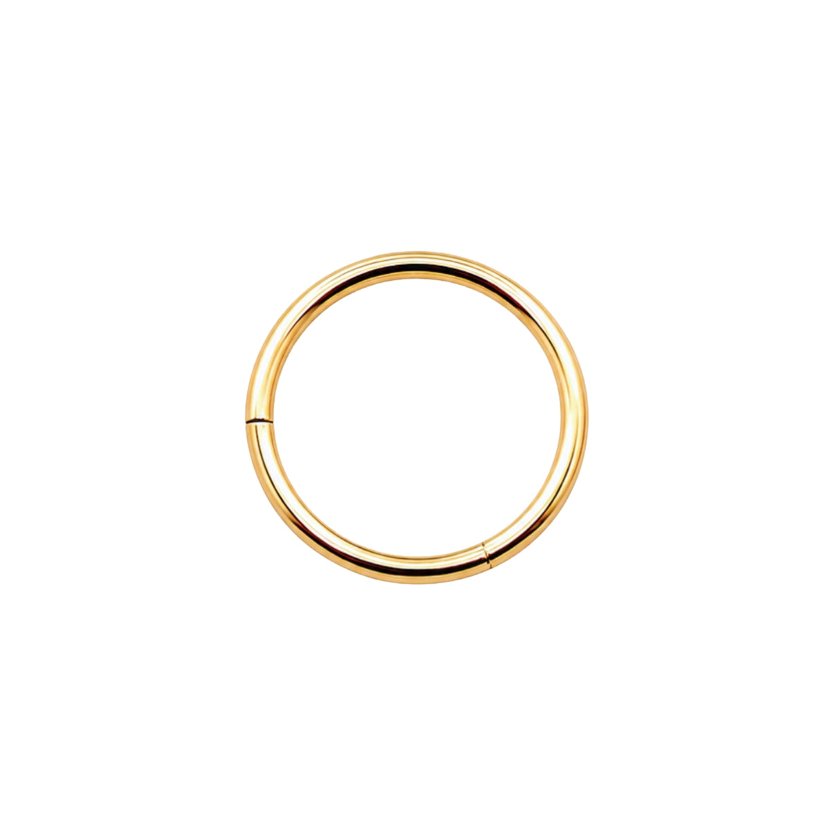18 Gauge Plain 14k Clicker Hoop