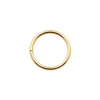 18 Gauge Plain 14k Clicker Hoop