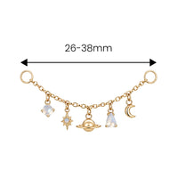 Moonstone Celestial Chain Connector