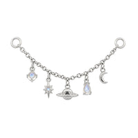 Moonstone Celestial Chain Connector