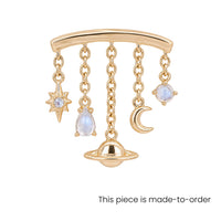 Moonstone Celestial Earring