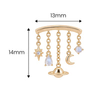 Moonstone Celestial Earring