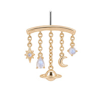 Moonstone Celestial Earring
