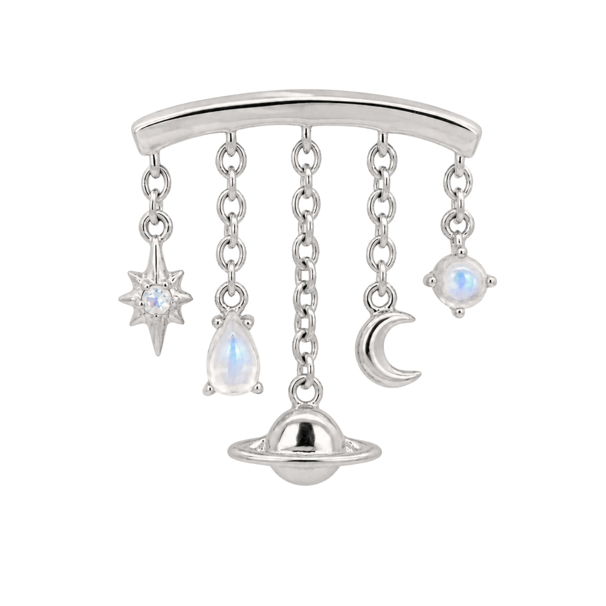 Moonstone Celestial Earring