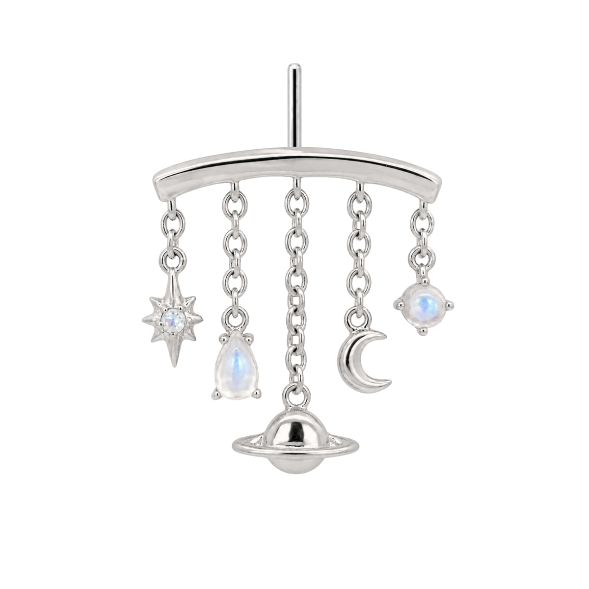 Moonstone Celestial Earring