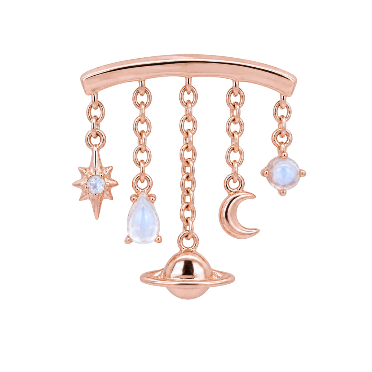 Moonstone Celestial Earring