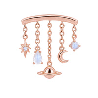 Moonstone Celestial Earring