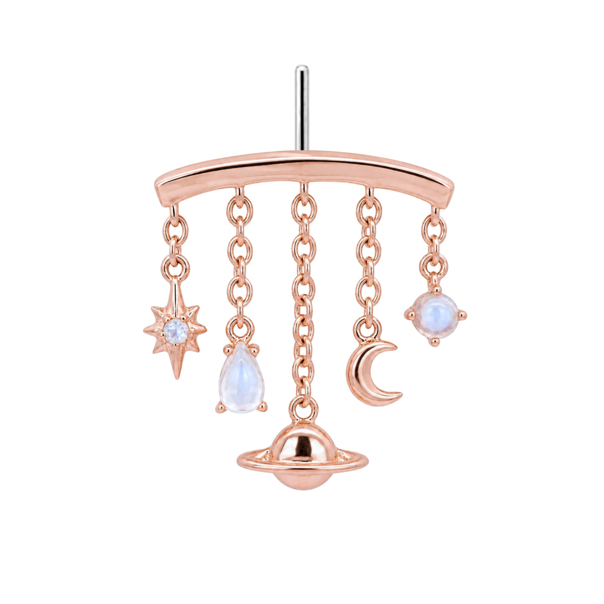 Moonstone Celestial Earring