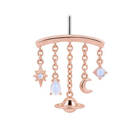 Moonstone Celestial Earring