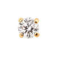 Claw-set Crystal Earring