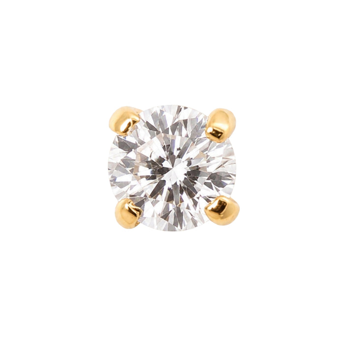 Claw-set Crystal Earring