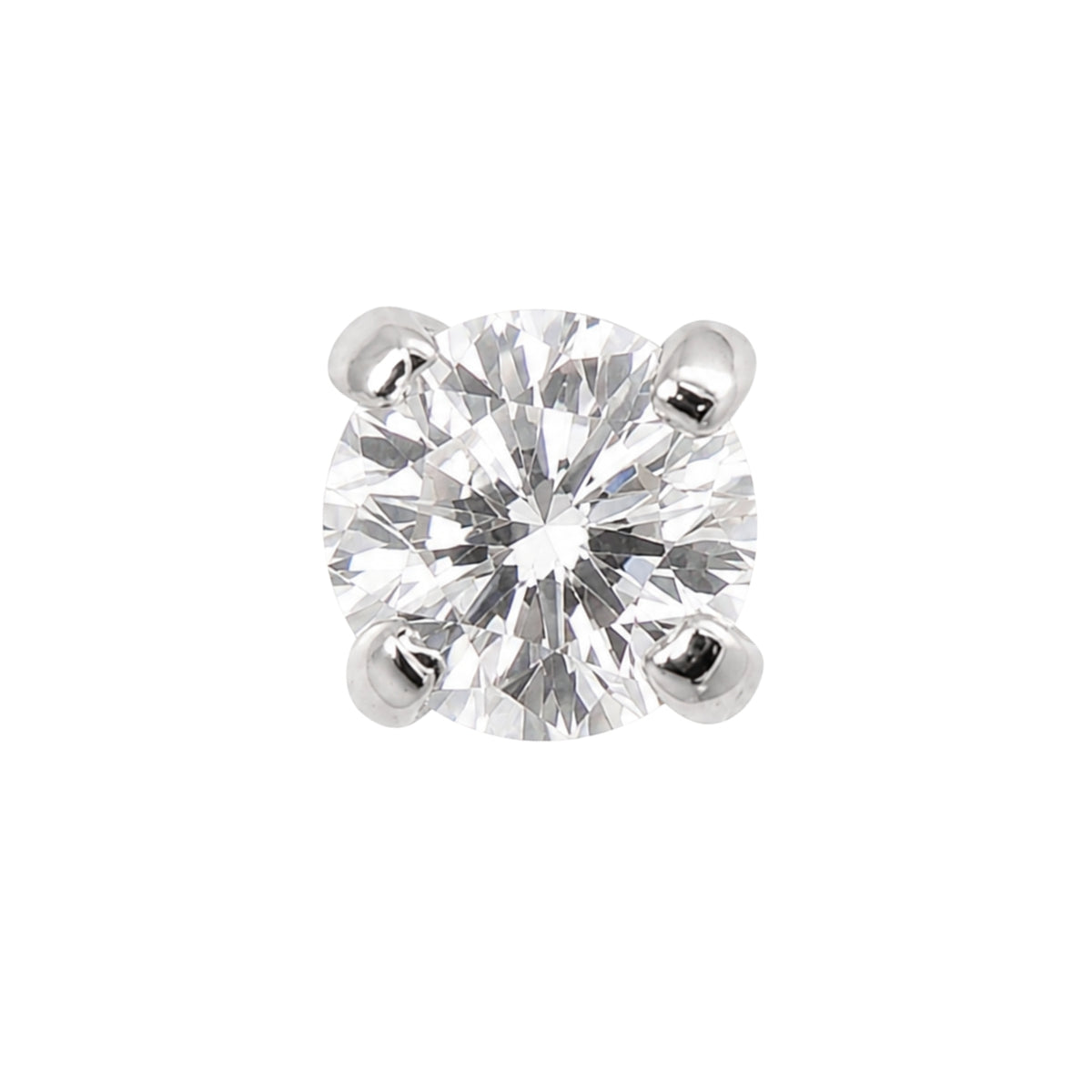 Claw-set Crystal Earring