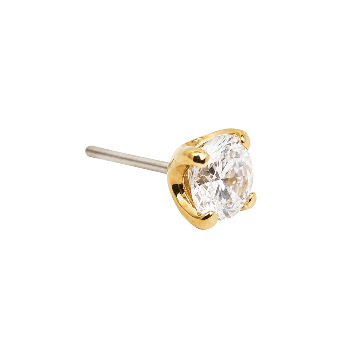 Claw-set Crystal Earring