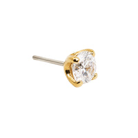 Claw-set Crystal Earring