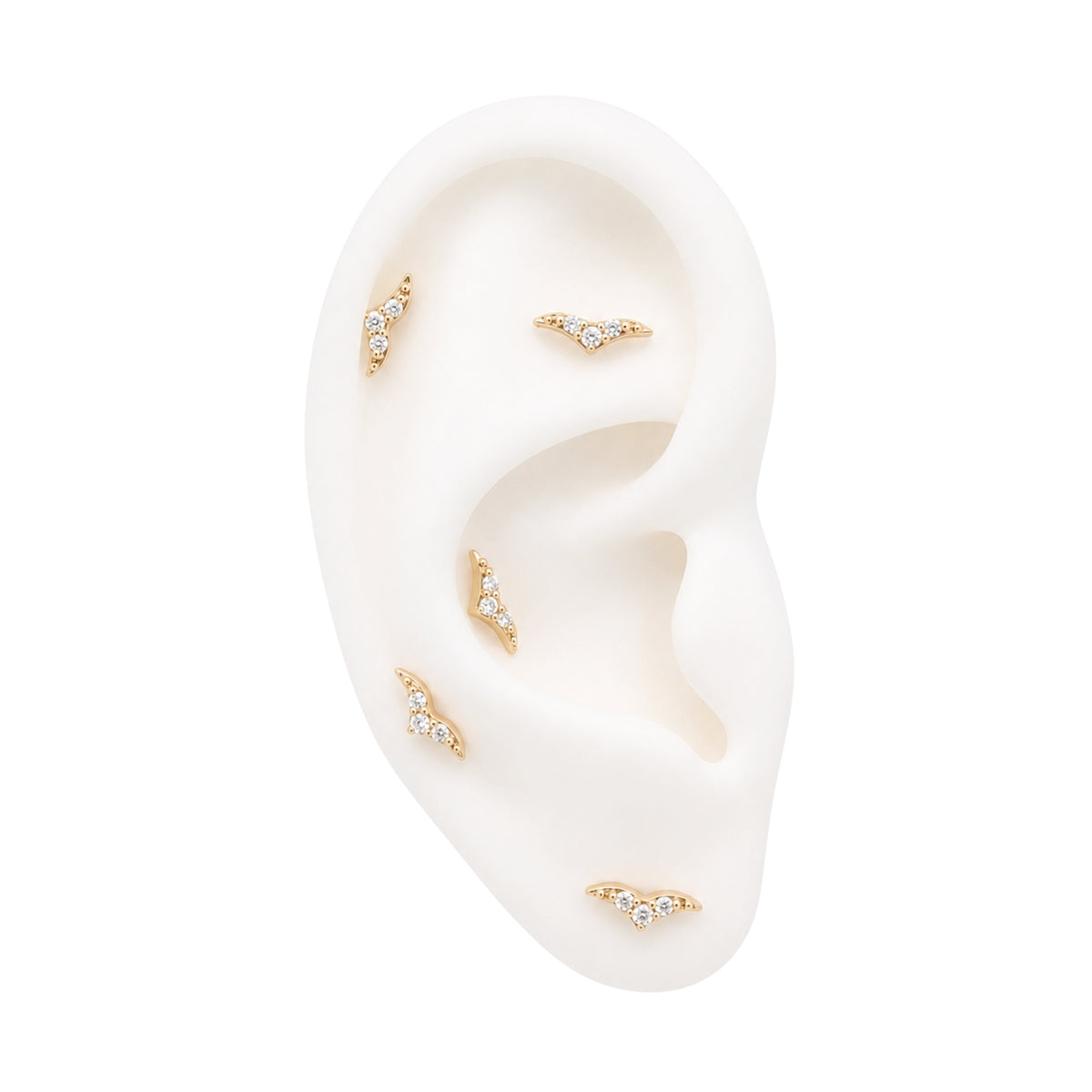 Crystal Bird Earring