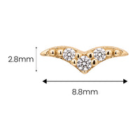 Crystal Bird Earring