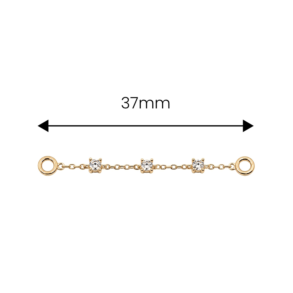 Crystal Chain Connector