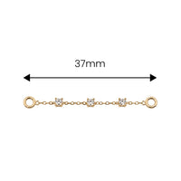 Crystal Chain Connector