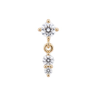 Tiny Crystal Dangle Earring