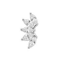Crystal Fan Earring
