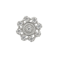 Filigree Crystal Flower Earring
