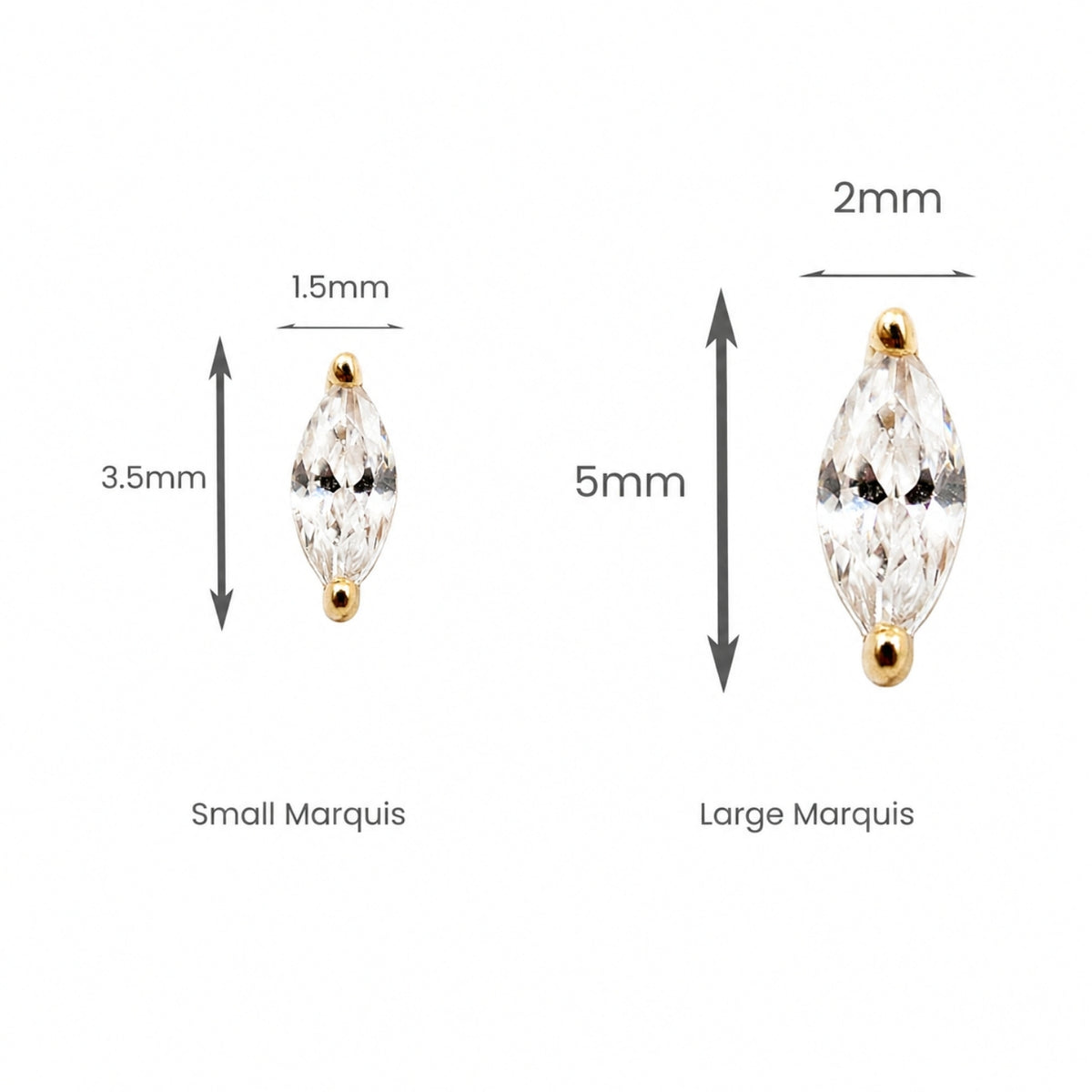Marquise Crystal Earring