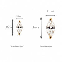 Marquise Crystal Earring