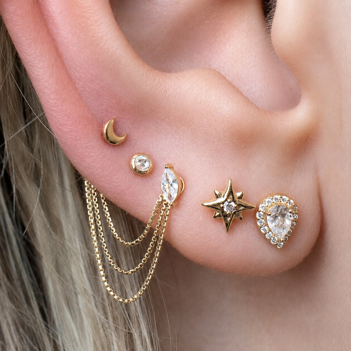 Marquise Crystal Earring