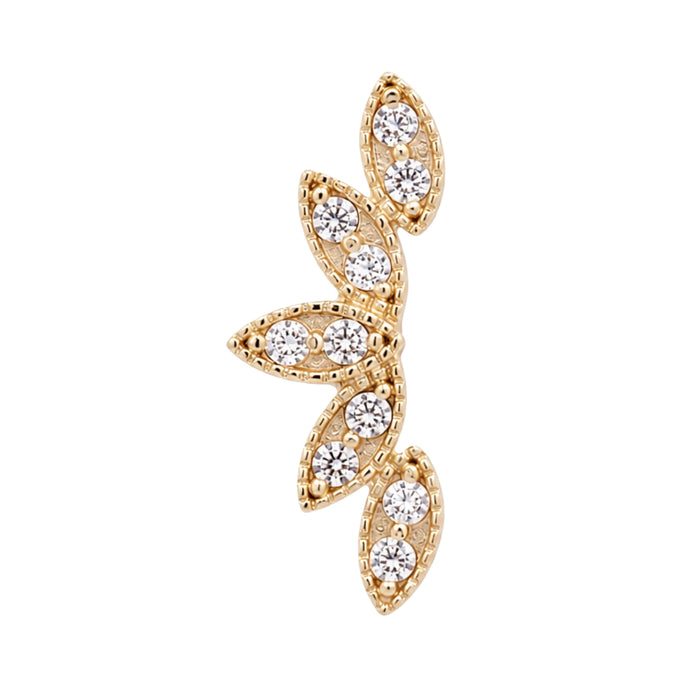 Curved Petal Earring