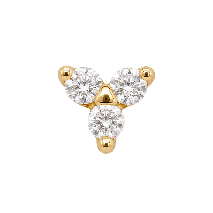 Crystal Trillium Earring