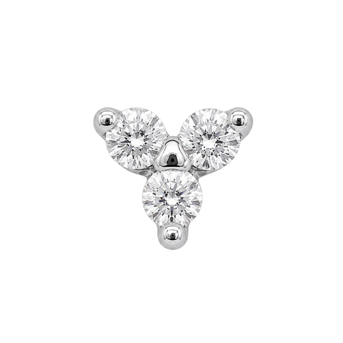 Crystal Trillium Earring