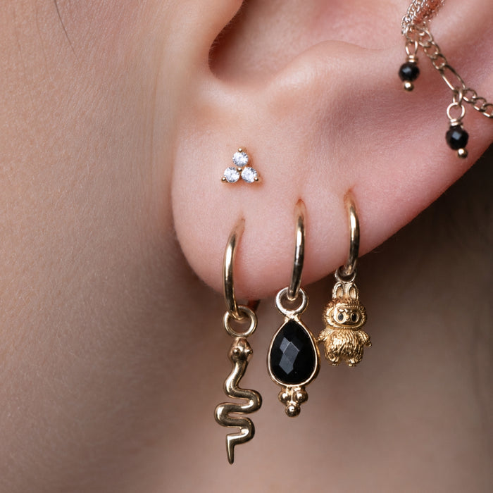 Crystal Trillium Earring