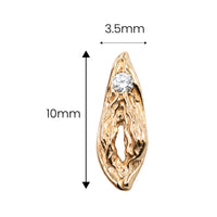 Diamond Vulva Earring