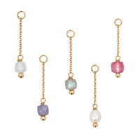 Gemstone Drop Charm