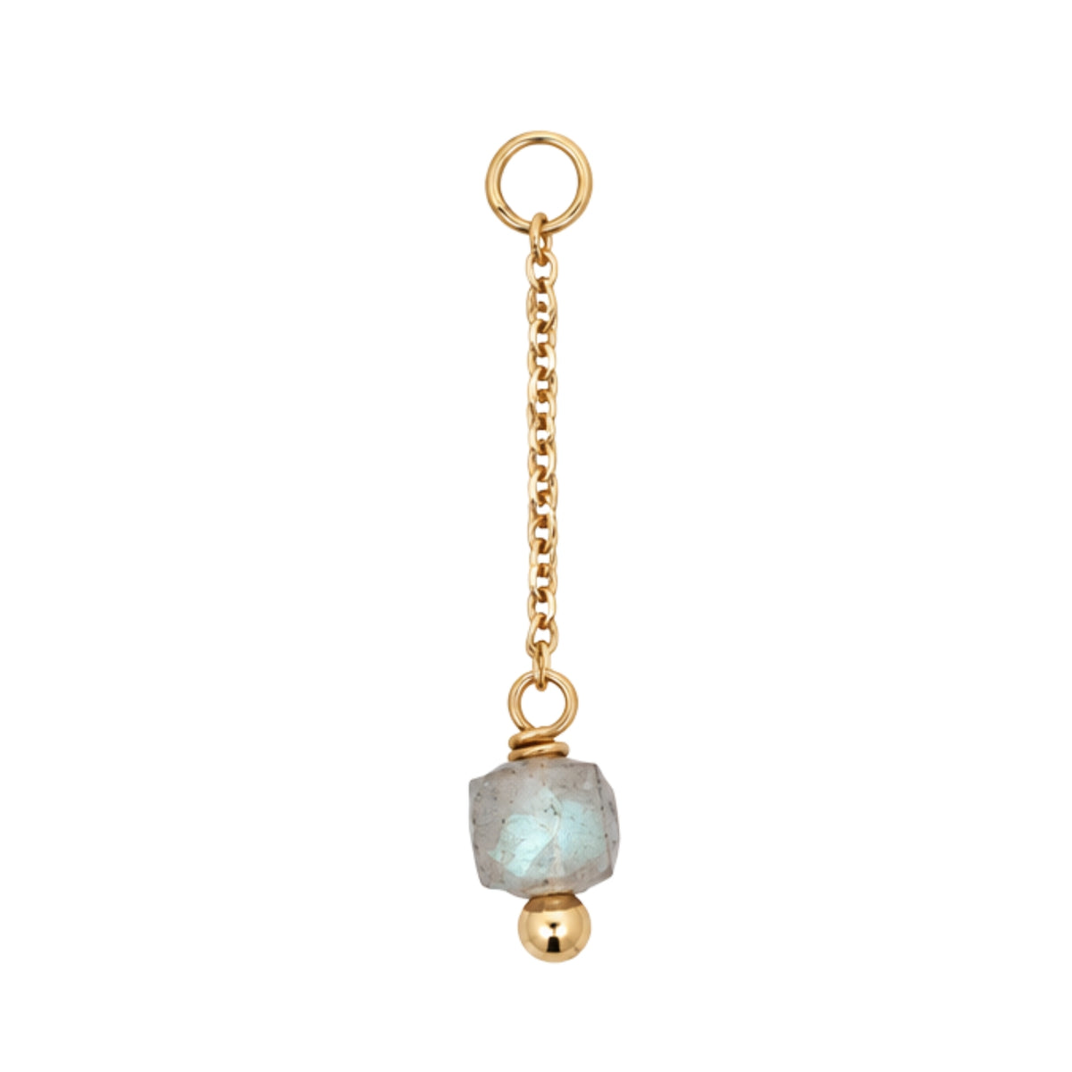Gemstone Drop Charm