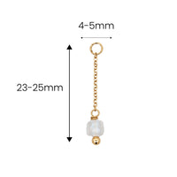 Gemstone Drop Charm