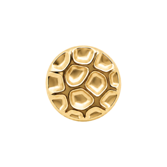 Hammered Disc Earring