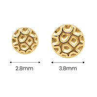 Hammered Disc Earring