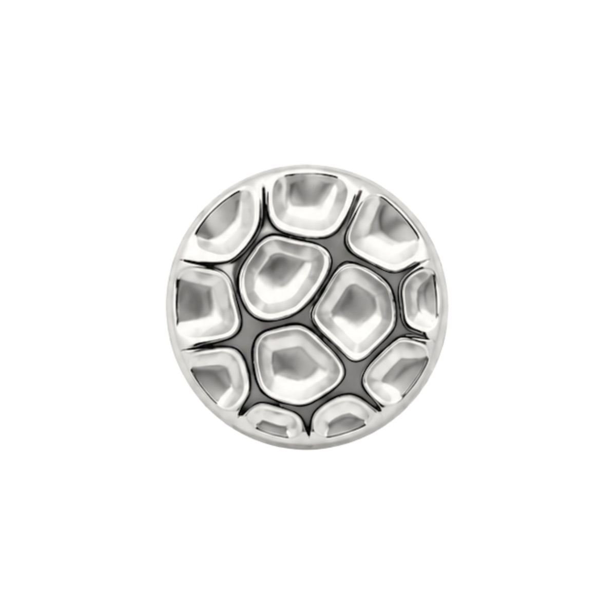 Hammered Disc Earring
