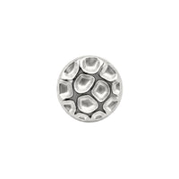 Hammered Disc Earring
