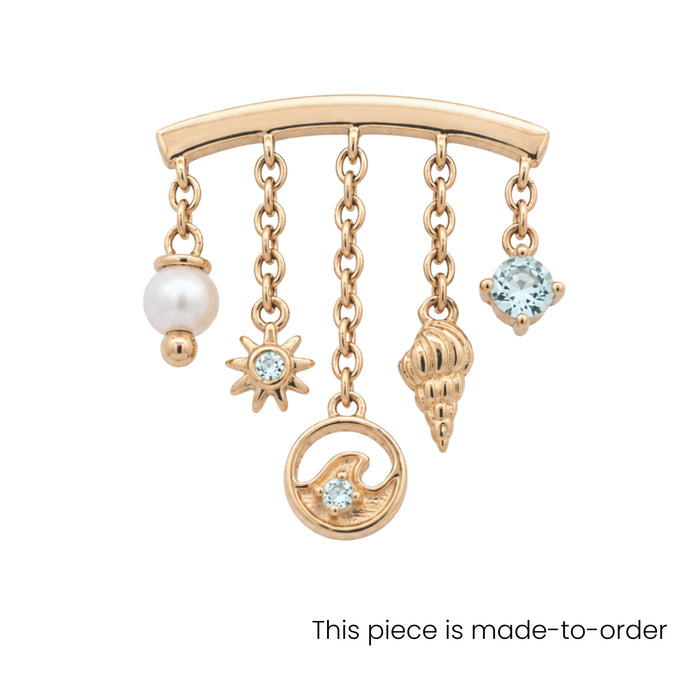 Pearl Ocean Earring