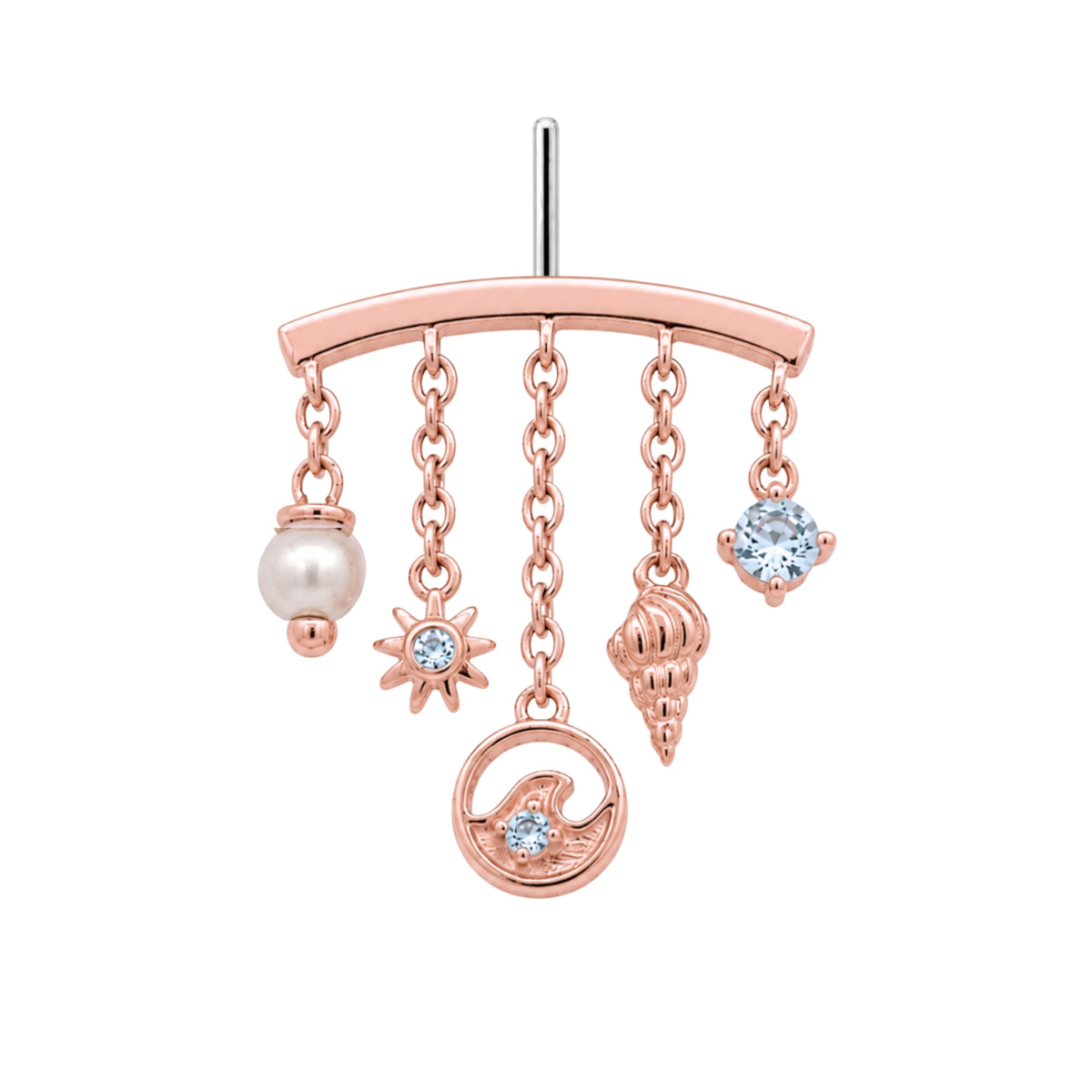 Pearl Ocean Earring