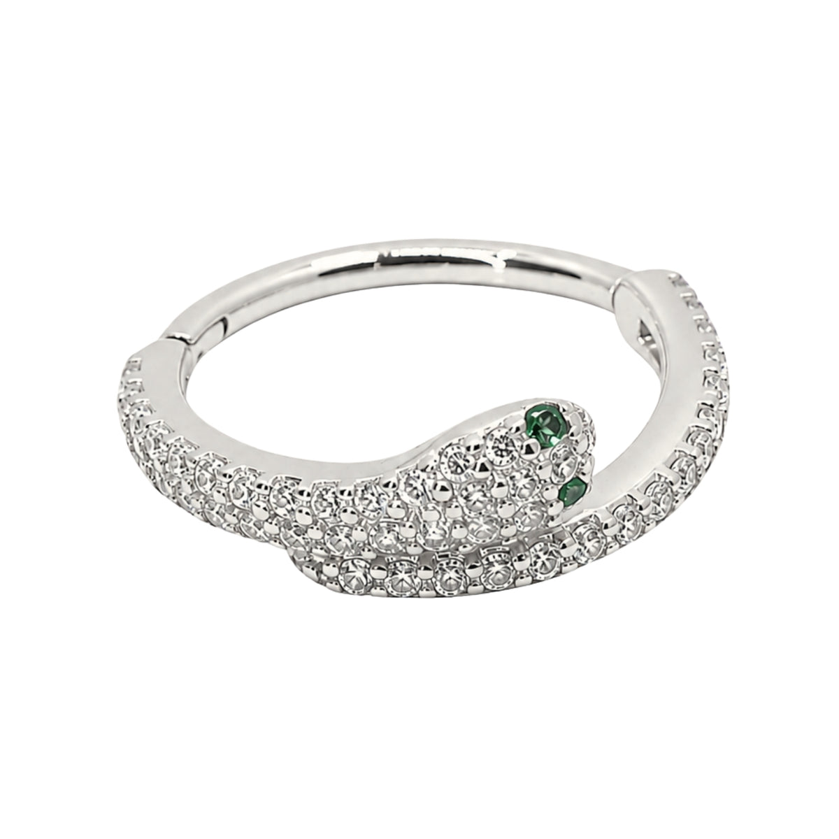 Crystal Snake Clicker Hoop