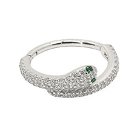 Crystal Snake Clicker Hoop
