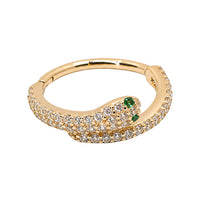 Crystal Snake Clicker Hoop